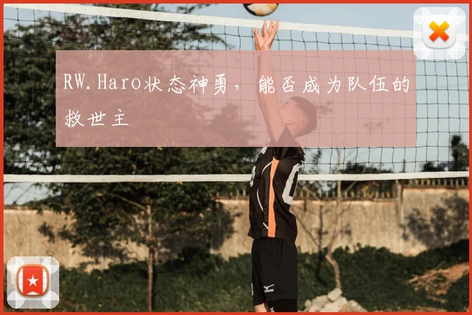 RW.Haro状态神勇,能否成为队伍的救世主